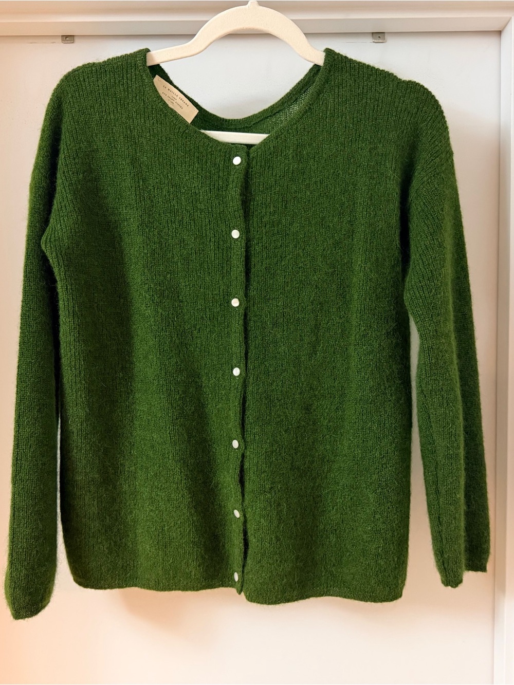 Sézane Gaspard Cardigan, Size XS, in Perfect Green - Picture 9 of 11